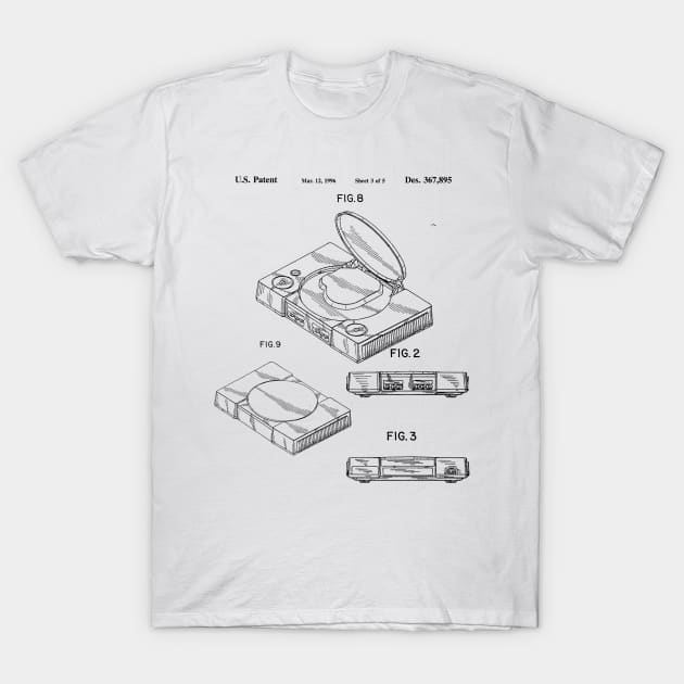 Playstation 1 Patent T-Shirt by DennisMcCarson